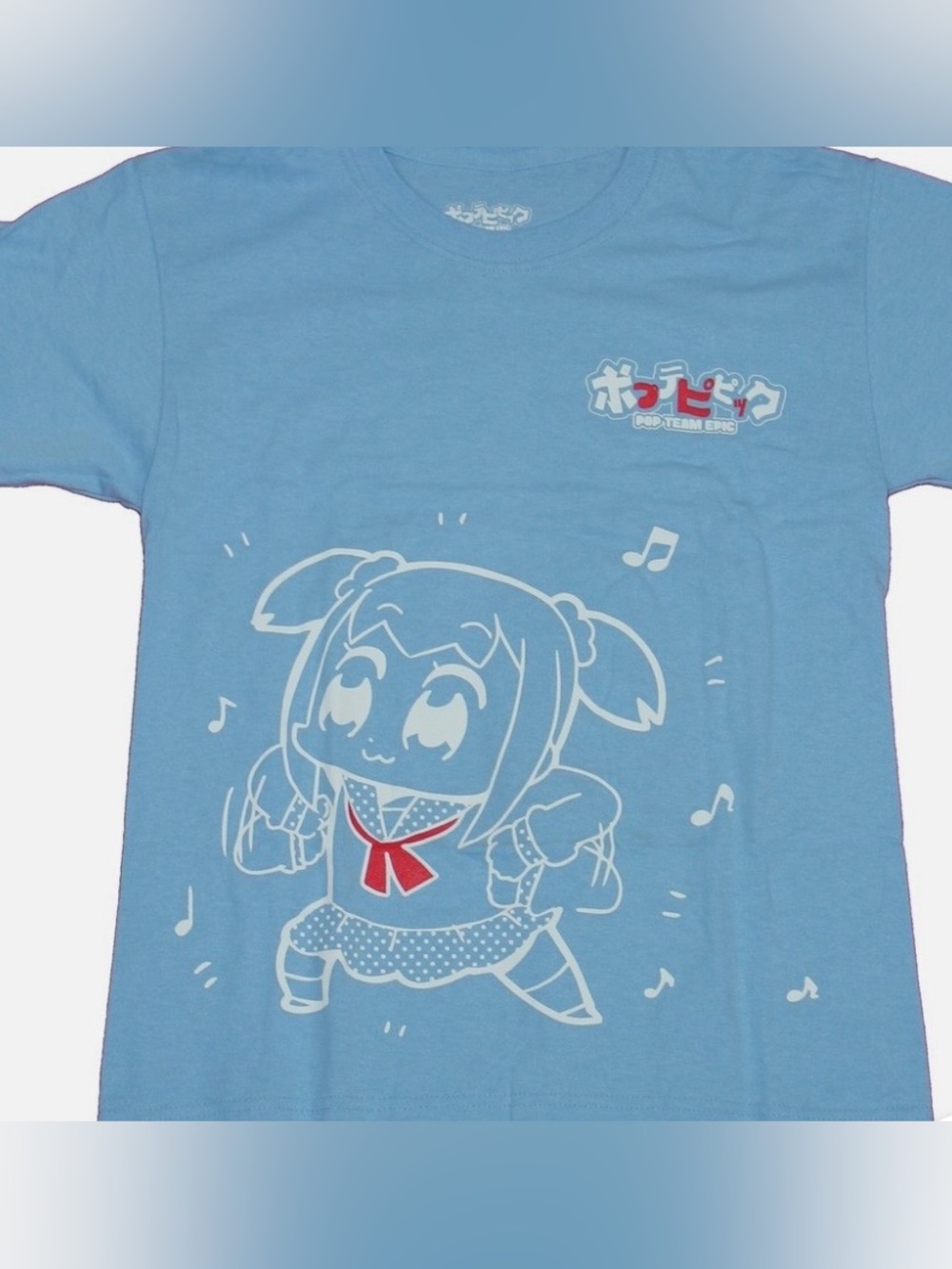 Loot Crate Light Blue Pop Team Epic Graphic Tee
